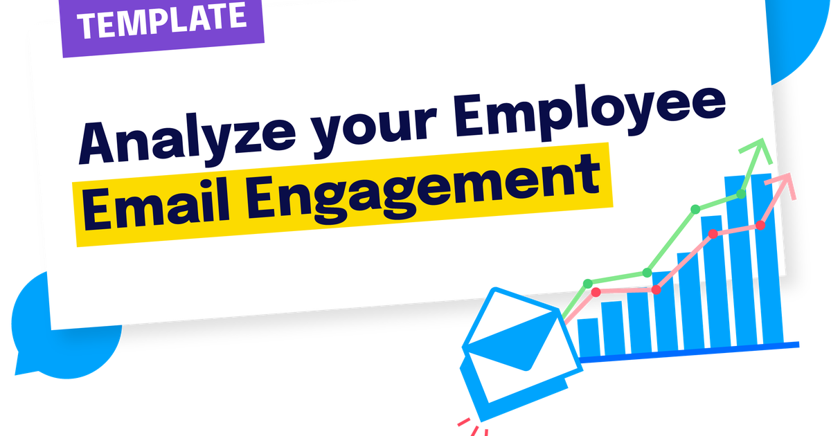 Analyze Your Employee Email Engagement Metrics graph