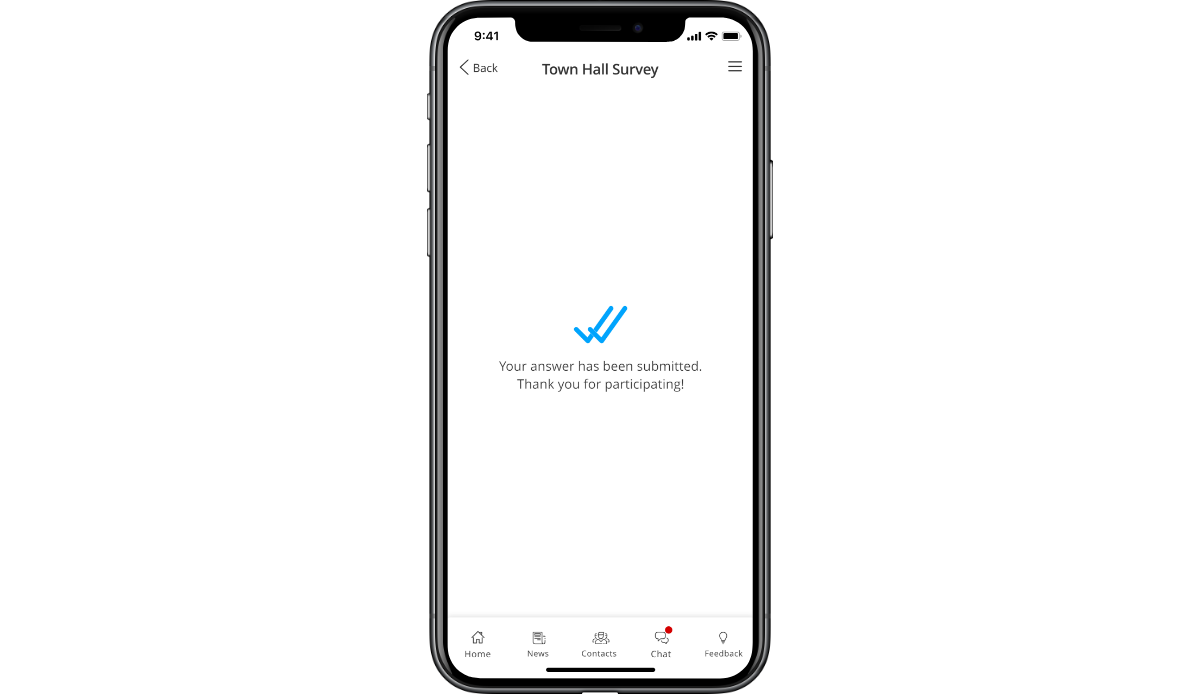 Employee Survey Submission Mobile English