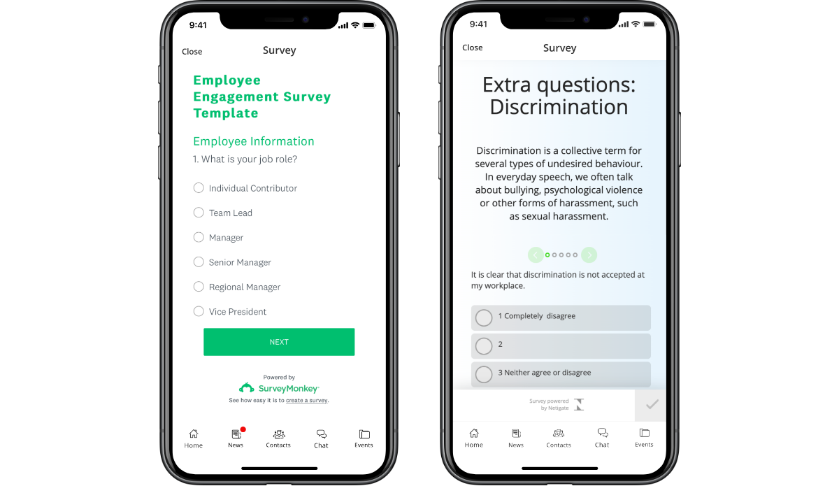 Employee Survey SurveyMonkey Netigate Mobile English