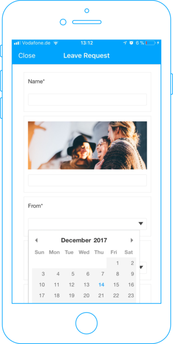 Leave Request – Mobile Vacation Planning in Your Employee App ...