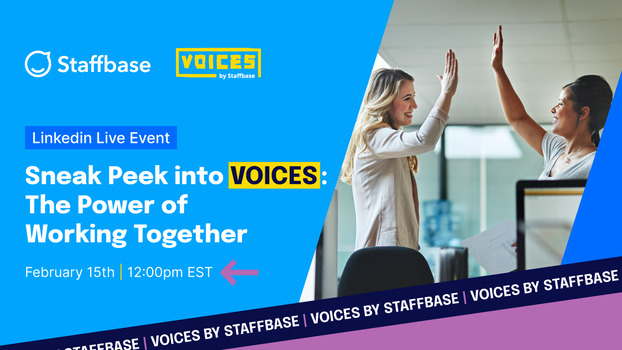 Sneak Peek into VOICES: The Power of Working Together
