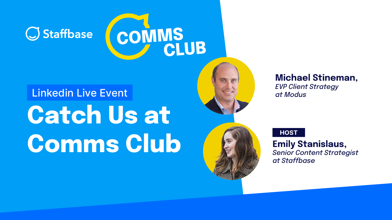 Linkedin Live: Catch Us at Comms Club