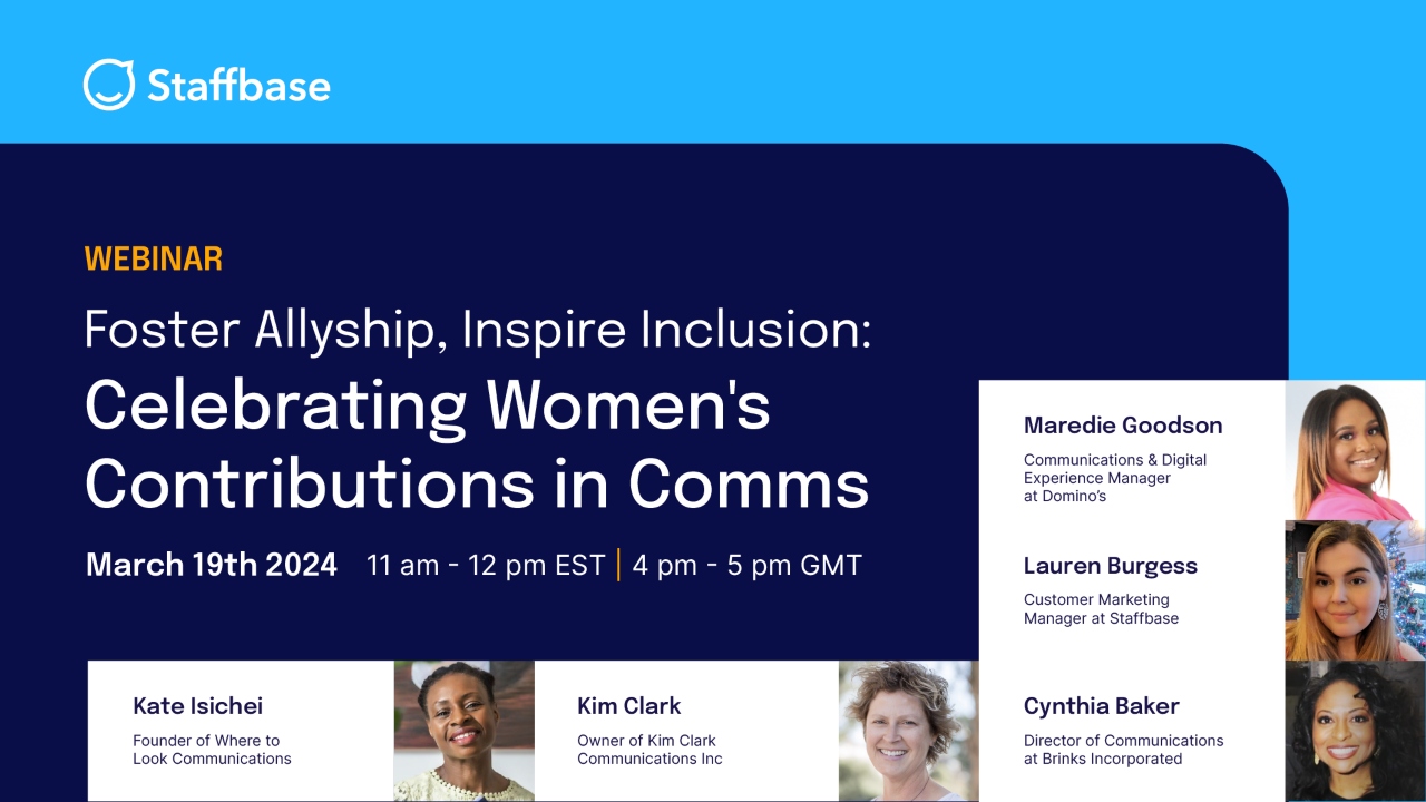 Foster Allyship, Inspire Inclusion: Celebrating Women’s Contributions in Comms