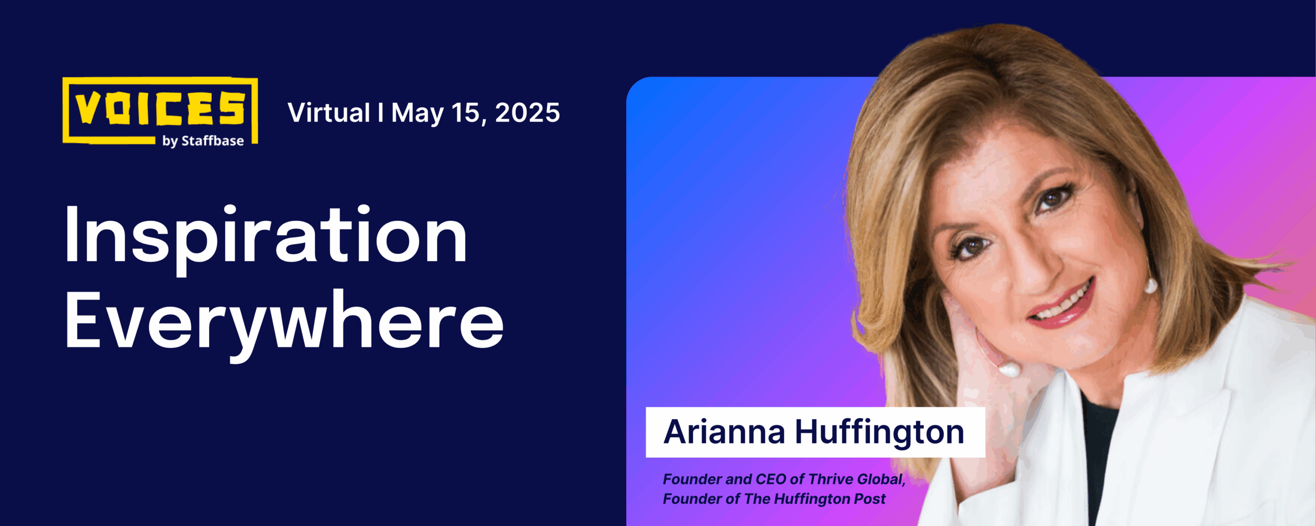 Malcolm Gladwell and Arianna Huffington headline Staffbase’s VOICES 2025, sharing insights on the future of employee communications
